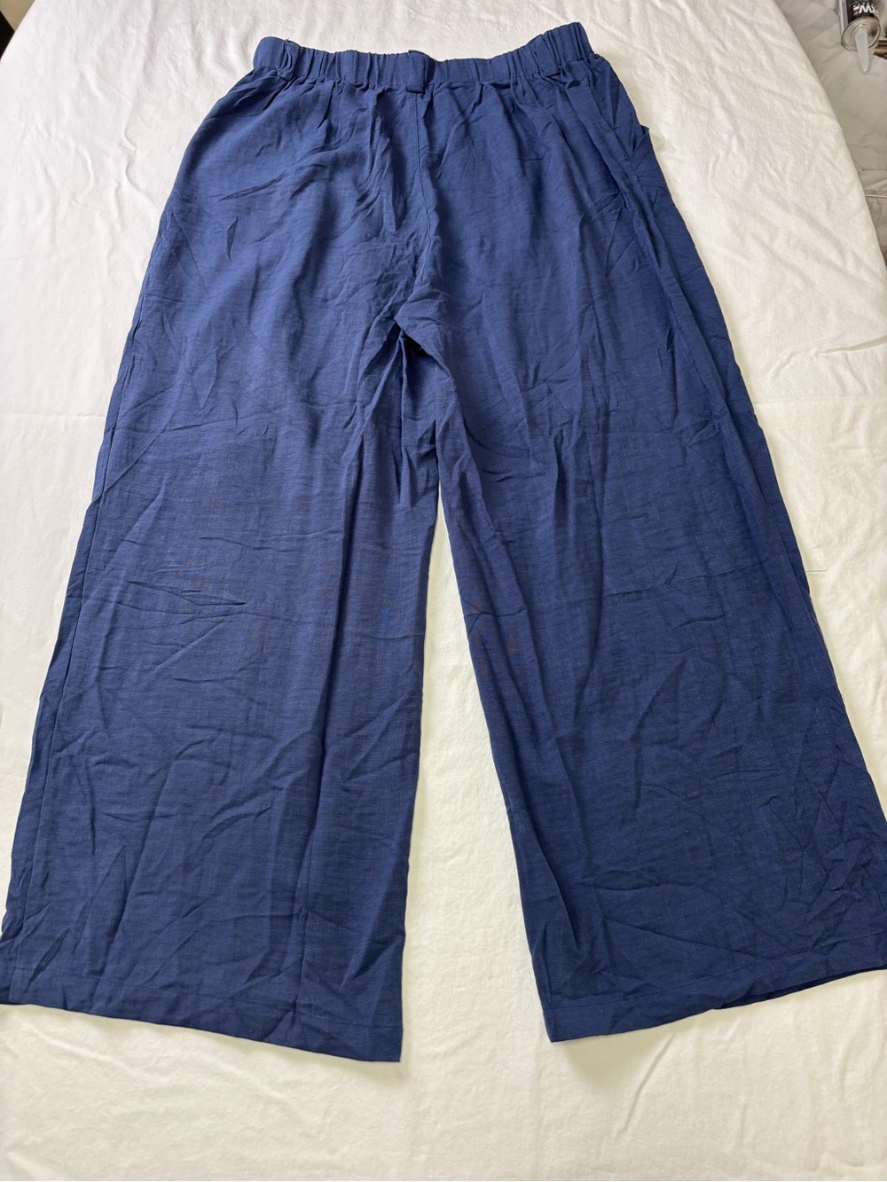 HALARA Navy Elastic Waist Pull-On Pants - Picture 12 of 12